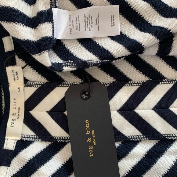 Rag & Bone Split Back Nautical Striped Scoop Neck Tank 🥳Host Pick🛍🤟🏼🚀🌴🌹 - Picture 8 of 8